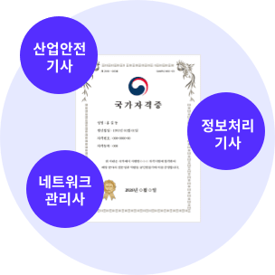 산업안전기사 정보처리기사 네트워크관리사